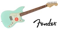 FENDER Duo-Sonic Pau Ferro Surf Green