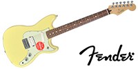 FENDER Duo-Sonic HS Pau Ferro Canary Diamond