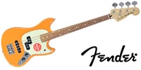 FENDER Mustang Bass PJ Pau Ferro Capri Orange