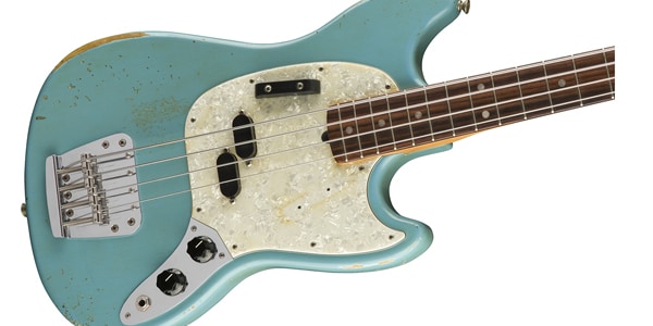 FENDER / JMJ Road Worn Mustang Bass Rosewood Faded Daphme Blue画像2