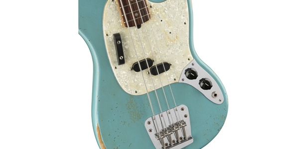 FENDER / JMJ Road Worn Mustang Bass Rosewood Faded Daphme Blue画像3
