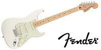 FENDER Deluxe Roadhouse Stratocaster‚ Maple‚ Olympic White