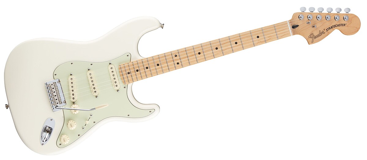 FENDER/Deluxe Roadhouse Stratocaster, Maple, Olympic White