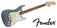 FENDER Deluxe Roadhouse Stratocaster Pau Ferro Mystic Ice Blue