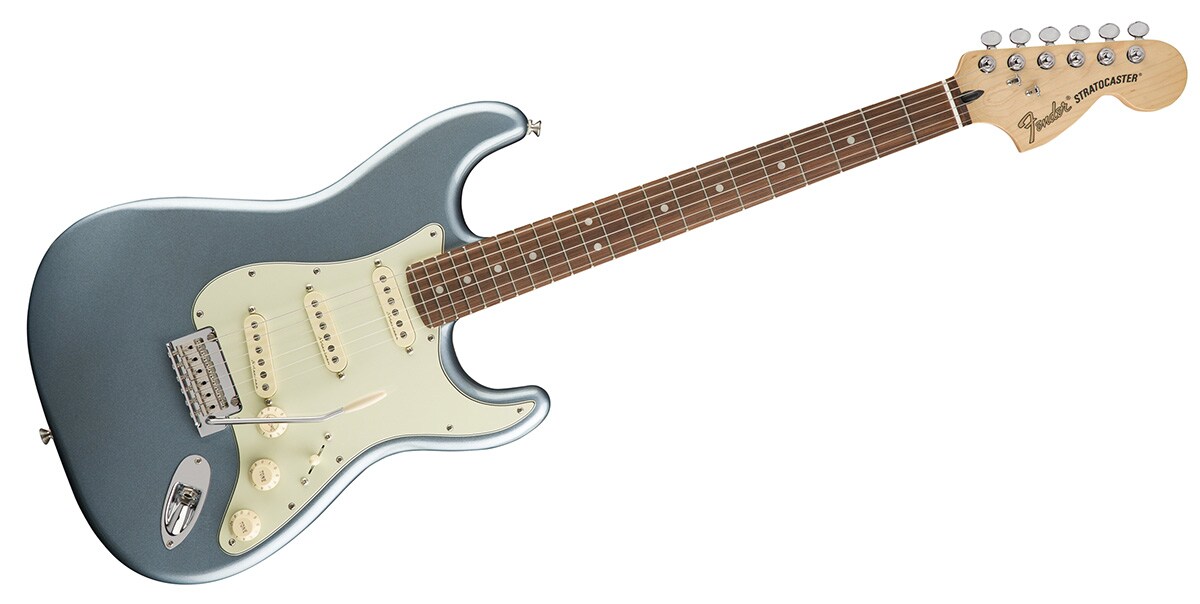 FENDER/Deluxe Roadhouse Stratocaster Pau Ferro Mystic Ice Blue