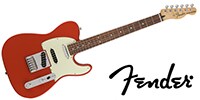 FENDER DELUXE NASHVILLE TELE Fiesta Red