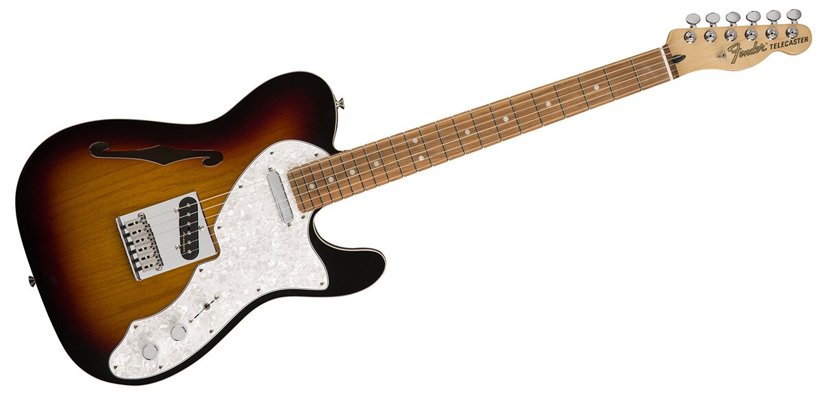 FENDER/Deluxe Tele Thinline 3-Color Sunburst