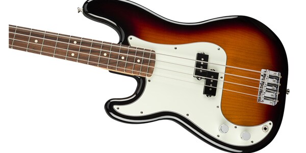FENDER / Player Precision Bass, Left, Pau Ferro, 3-Color Sunburst画像4