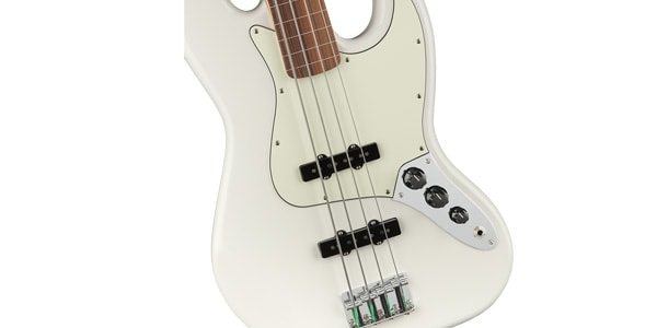 FENDER / Player Jazz Bass Fletless Polar White画像3
