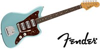 FENDER Limited Edition 60th Anniversary Triple JM Daphne Blue