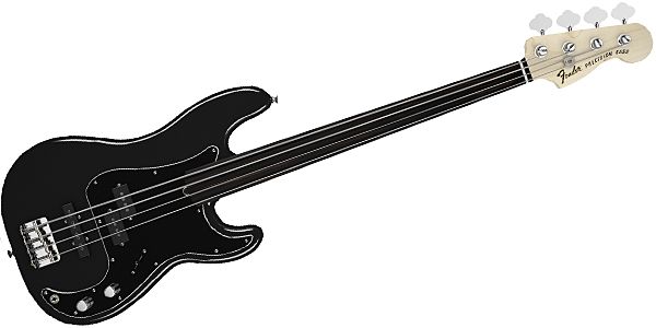 FENDER/Tony Franklin Fretless Precision Bass Black