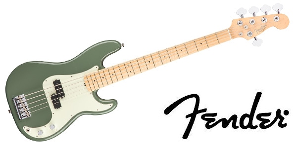 FENDER フェンダー American Professional Precision Bass V Antique Olive 送料無料  サウンドハウス