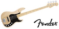 FENDER American Elite Precision Bass Ash, Maple, Natur