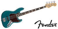 FENDER American Elite Jazz Bass Ocean Turquoise