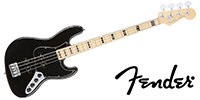 FENDER American Elite Jazz Bass Black