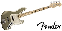 FENDER American Elite Jazz Bass Champagne