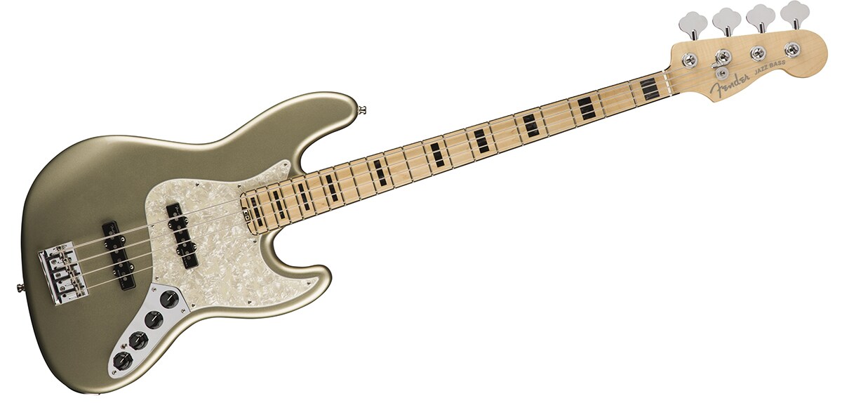 FENDER/American Elite Jazz Bass Champagne