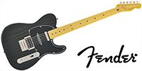 FENDER Modern Player Telecaster Plus Charcoal Transparent