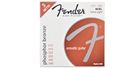 FENDER 60XL Phosphor Bronze 10-48 3 Pack