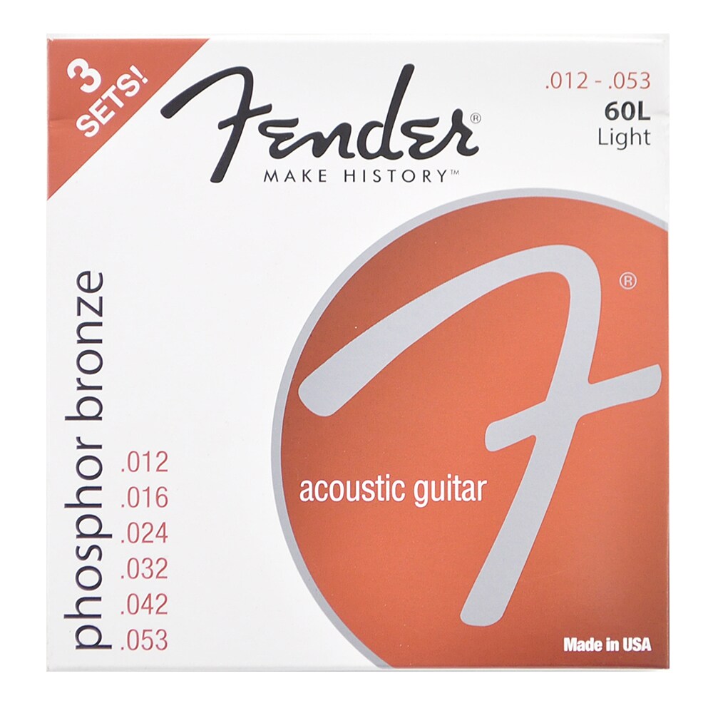 FENDER/60L Phosphor Bronze 12/53 3 Pack