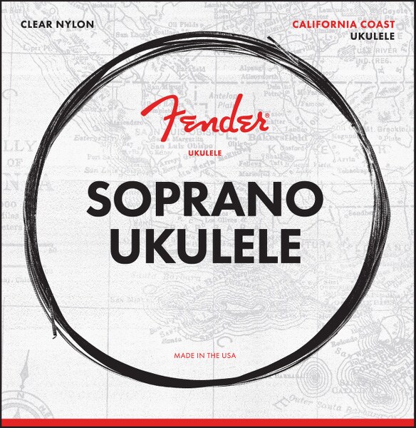 FENDER/California Coast Soprano Ukulele Strings