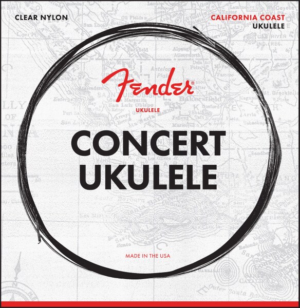 FENDER/California Coast Concert Ukulele Strings