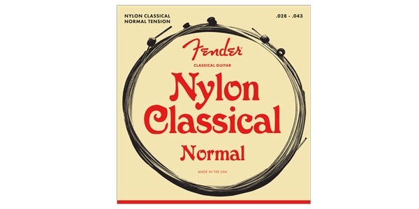 FENDER ( フェンダー )  / Nylon Acoustic Strings 130 Clear/Silver Ball End .028-.043