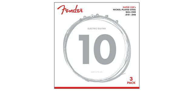 FENDER/Super 250's Nickel Plated Regular 3-Pack