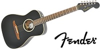 FENDER Malibu Special Matte Black