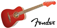 FENDER Malibu Classic Hot Rod Red Metallic