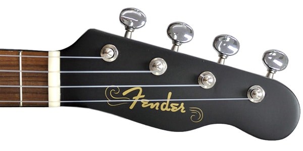 FENDER / Venice Soprano Uke, BLK WN Soprano Ukulele画像4