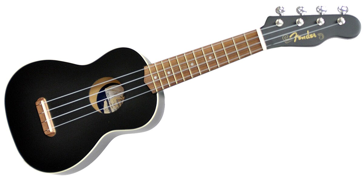 FENDER/Venice Soprano Uke, BLK WN　ソプラノウクレレ