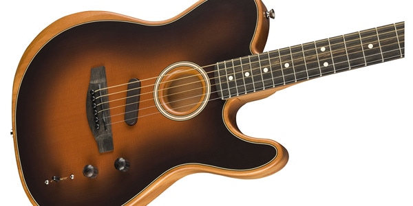 FENDER / American Acoustasonic Telecaster Sunburst画像2