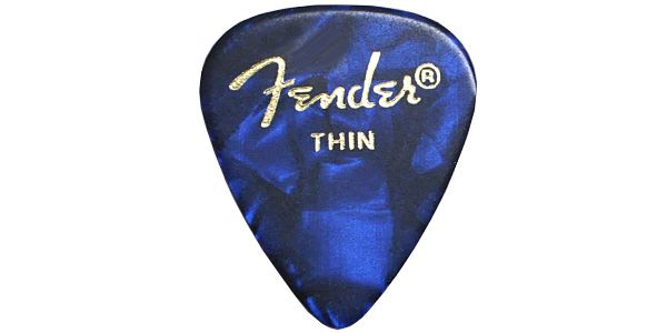 FENDER/351 Shape Premium Celluloid Blue Moto Thin