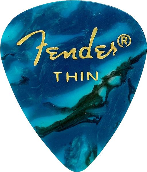 FENDER/351 Shape Premium Celluloid Ocean Turquoise Thin