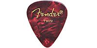 FENDER 351 Shape Premium Celluloid Red Moto Thin