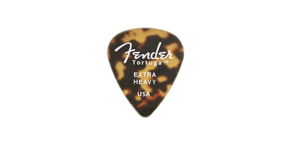 FENDER/351 SHAPE TORTUGA PICKS, Extra Heavy