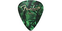 FENDER 351 Shape Premium Celluloid Green Moto Thin