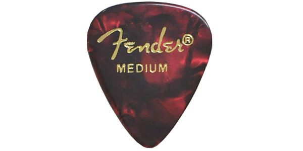 FENDER/351 Shape Premium Celluloid Red Moto Medium