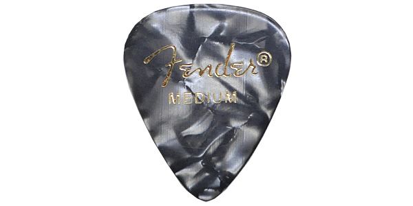 FENDER/351 Shape Premium Celluloid Black Moto Medium