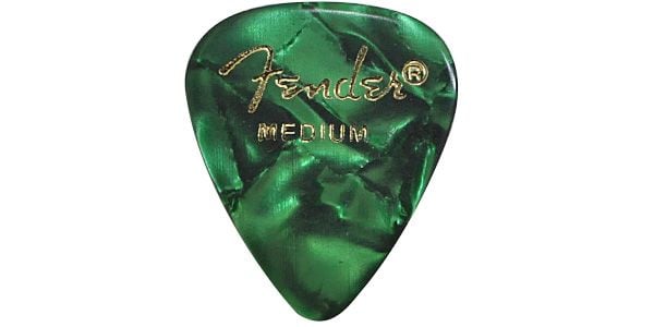 FENDER/351 Shape Premium Celluloid Green Moto Medium