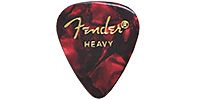 FENDER 351 Shape Premium Celluloid Red Moto Heavy