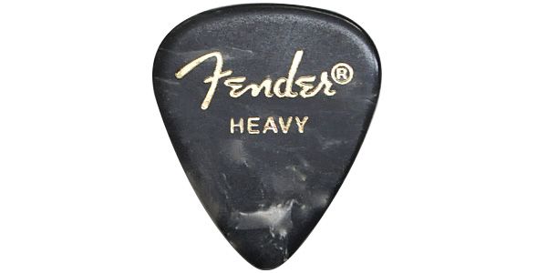 FENDER/351 Shape Premium Celluloid Black Moto Heavy