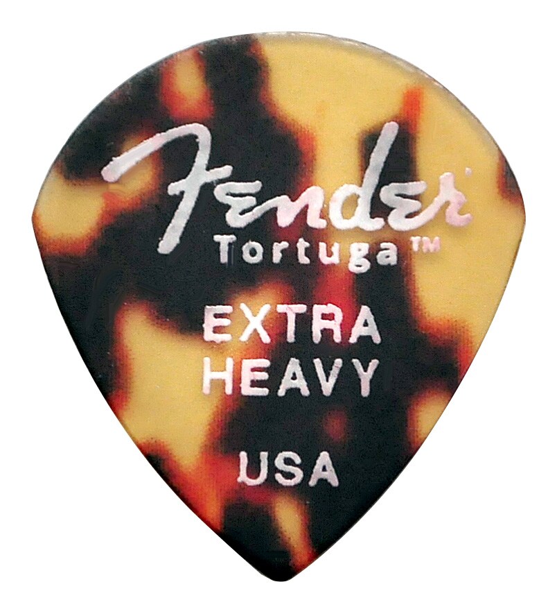 FENDER/551 SHAPE TORTUGA PICKS, Extra Heavy