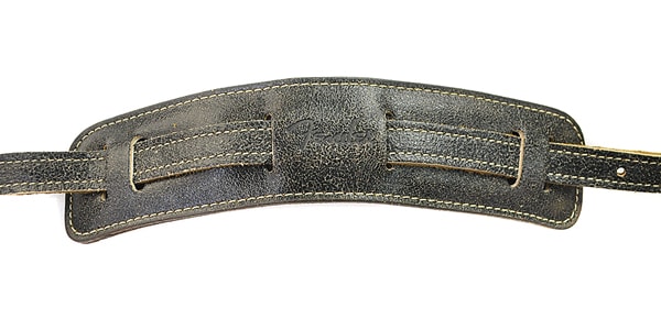 FENDER / Strap, Vintage-Style Distressed Leather, 2.5", Black画像2