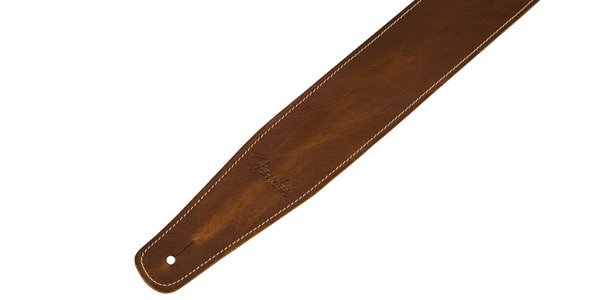 FENDER / BROKEN-IN LEATHER STRAP, 2.5