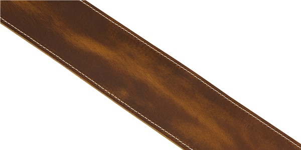 FENDER / BROKEN-IN LEATHER STRAP, 2.5