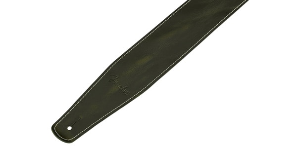 FENDER / BROKEN-IN LEATHER STRAP, 2.5" Green画像3