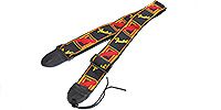 FENDER Fender 2&quot; Monogrammed Straps Black/Yellow/Red