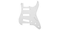 FENDER Pickguard, Classic 50s Stratocaster 8-Hole 1-Ply White (MIJ